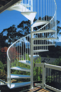 Benicia spiral stairs